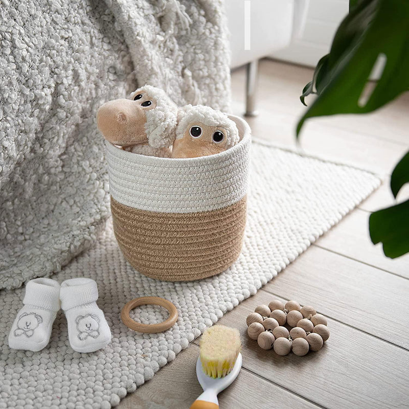 Jute Baskets For Small Plants - Inntinn.in