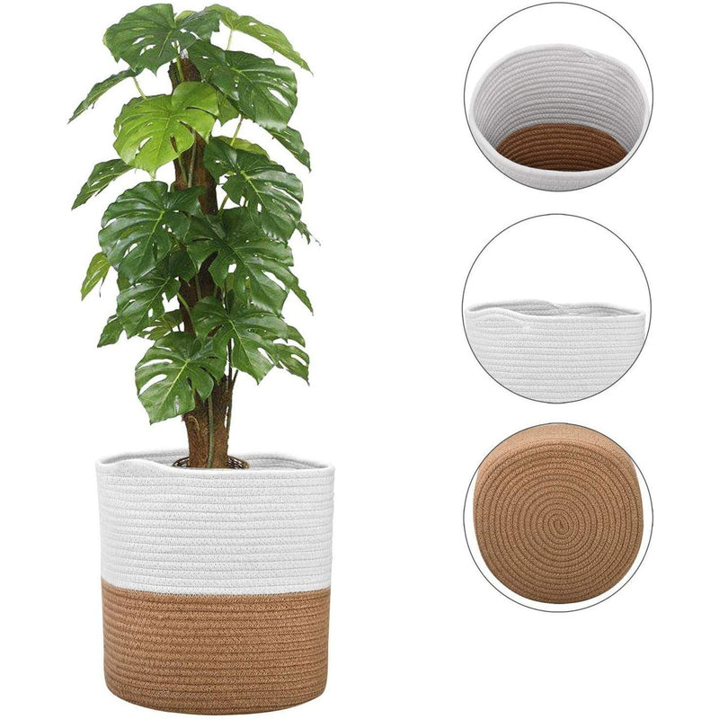 Jute Baskets For Small Plants - Inntinn.in